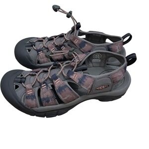 KEEN Sandals Shoes Womens 9 Gray Newport H2 Waterproof Hiking Outdoor Gorpcore